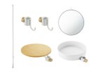 【ドロー ア ライン/DRAW A LINE / GOODS】のMinimal Dresser Set / ミニマル ドレッサー セット 本商品はこちらのパーツがセットになっています(ホワイト)セット内容:テンションロッド|ID: prp329100004945435 ipo3291000000037118974