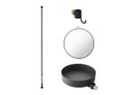 【ドロー ア ライン/DRAW A LINE / GOODS】のMirror & Tray Set / 身だしなみチェック トレー セット 本商品はこちらのパーツがセットになっています(ブラック)セット内容:テンションロッド|ID: prp329100004945518 ipo3291000000037119412