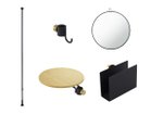 【ドロー ア ライン/DRAW A LINE / GOODS】のDresser & Bookrack Set / 会議前のじぶんチェック セット 本商品はこちらのパーツがセットになっています(ブラック)セット内容:テンションロッド|ID: prp329100004945556 ipo3291000000037119613