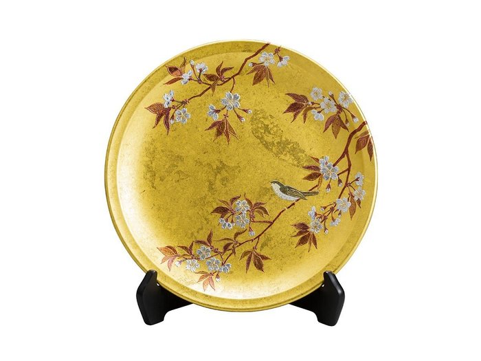 【箔一/HAKUICHI / GOODS】の飾り皿 四季花鳥図 / 飾り皿 四季花鳥図 桜にうぐいす インテリア・キッズ・メンズ・レディースファッション・服の通販 founy(ファニー) https://founy.com/ 送料無料 Free Shipping モチーフ Motif, Design Theme 皿 Plate, Dish |ID: prp329100004945654 ipo3291000000037120210