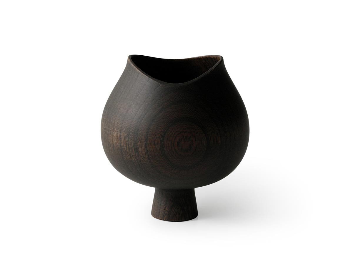 【我戸幹男商店/GATOMIKIO / GOODS】のAEKA Object Footed Vase S / あえか オブジェクト フッテッドベース S インテリア・キッズ・メンズ・レディースファッション・服の通販 founy(ファニー) 　送料無料　Free Shipping　フォルム　Silhouette, Form　エレガント 上品　Elegant　ブラック|ID: prp329100004945901 ipo3291000000037121631