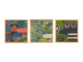 【フジエテキスタイル/FUJIE TEXTILE / GOODS】のTextile Art Collection 光る山 / テキスタイル アート コレクション 光る山 25 × 25cm 3枚セット 人気、トレンドファッション・服の通販 founy(ファニー) 春 Spring 秋 Autumn コレクション Collection, Seasonal Line フレーム Frame, Outline モチーフ Motif, Design Theme 送料無料 Free Shipping 夏 Summer |ID:prp329100004945908