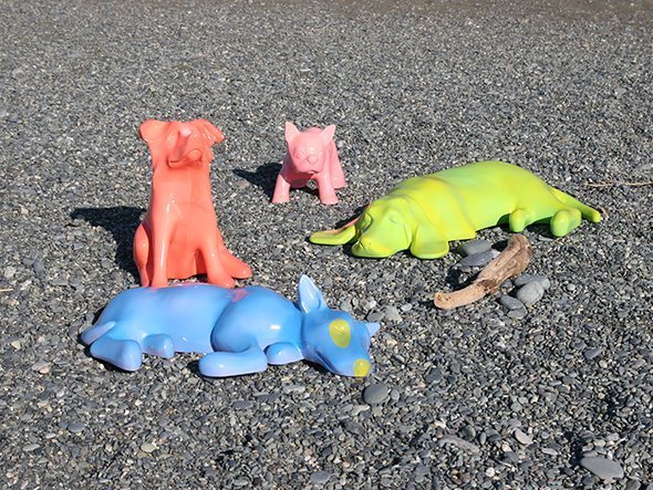 【フライミーズー/FLYMEe ZOO / GOODS】のDrop Bull Terrier / ドロップ ブルテリア インテリア・キッズ・メンズ・レディースファッション・服の通販 founy(ファニー) 　送料無料　Free Shipping　ドロップ　Drop Shoulder, Dropped Style　フレンチ　French, French Style　ボーダー　Border, Stripe　犬　Dog　Dropシリーズ|ID: prp329100004945994 ipo3291000000037122118