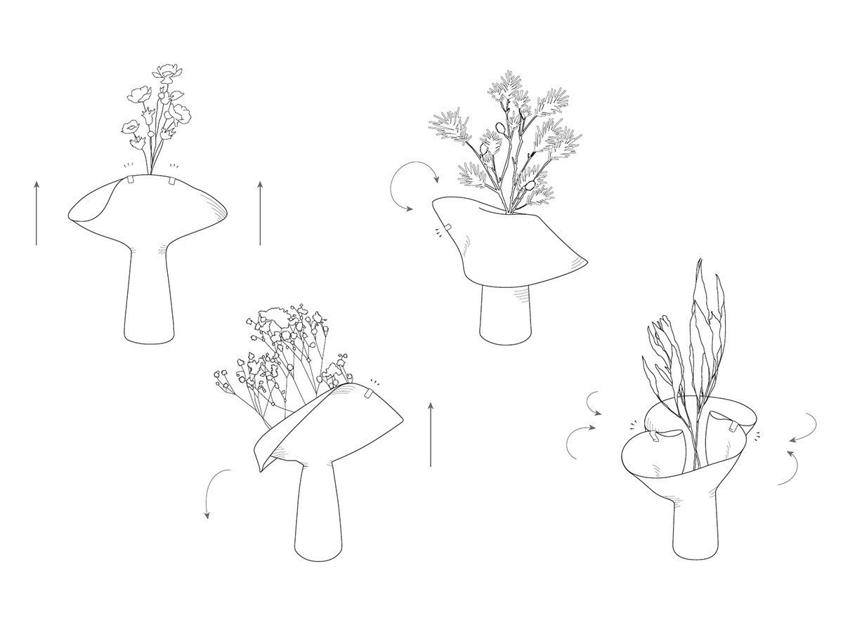 【モブジェ/MOBJE / GOODS】のLapel Washable XL / ラペル ウォッシャブルタイプ XL インテリア・キッズ・メンズ・レディースファッション・服の通販 founy(ファニー) 　送料無料　Free Shipping　フォルム　Silhouette, Form　フラワー　Flower, Floral　ホーム・キャンプ・アウトドア・お取り寄せ　Home Living / Home & Lifestyle / Camping Gear / Outdoor Camping　家具・インテリア　Home Furniture & Interior. Stylish & Functional Living Spaces　その他 インテリア雑貨、家具　Home Decor & Furniture Extras　付属するクリップを使って様々な形を創造し、空間に華を添えることができます。|ID: prp329100004946129 ipo3291000000037122851