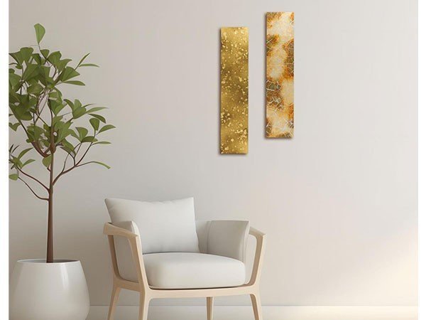 【箔一/HAKUICHI / GOODS】のLUCE CRACK / ルーチェ クラック(ゴールド) インテリア・キッズ・メンズ・レディースファッション・服の通販 founy(ファニー) 　送料無料　Free Shipping　フラット　Flat, Flat Shoes　左:同シリーズの「ルナ(Mサイズ)」、右:本商品(Mサイズ)|ID: prp329100004946136 ipo3291000000037122896