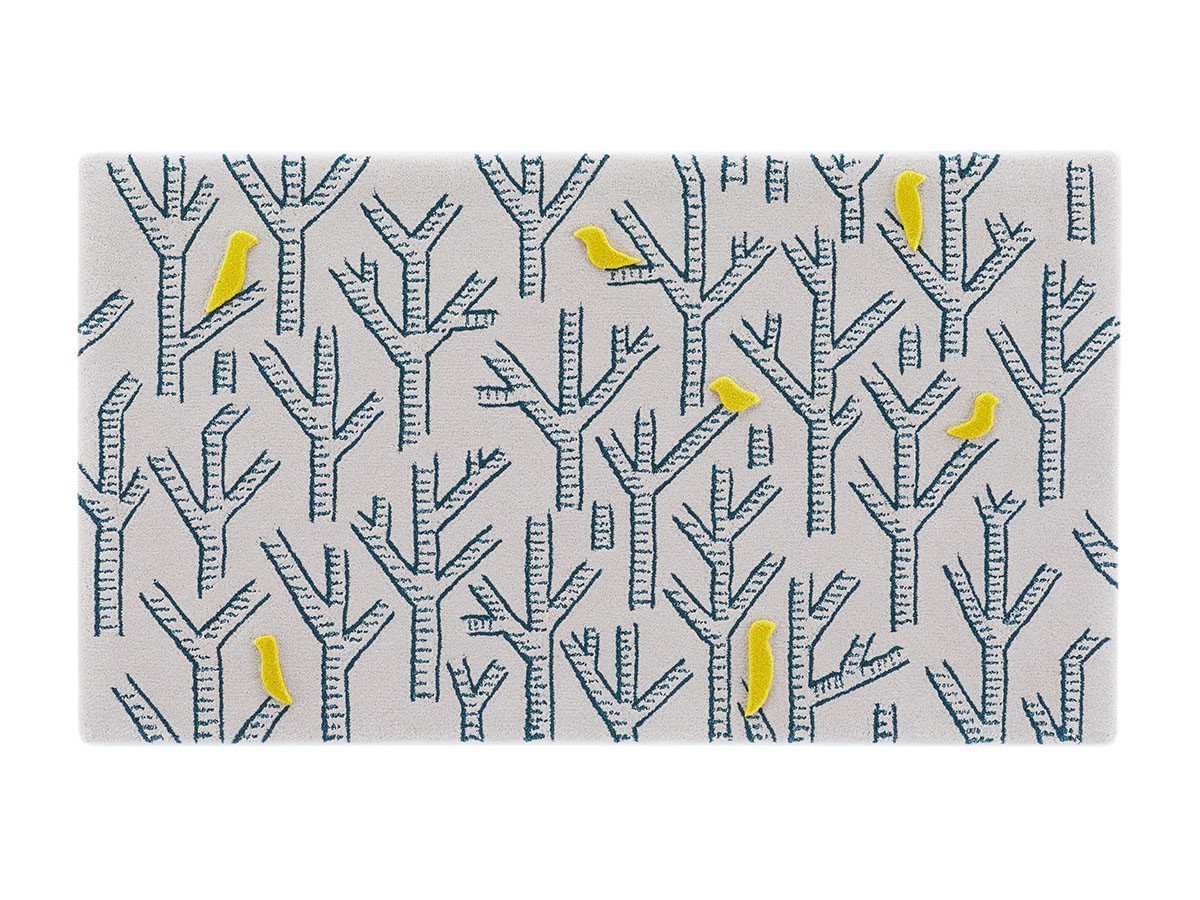 【山形緞通/Yamagata Dantsu / GOODS】のDESIGNERS LINE birds in the forest / デザイナーズライン バーズ・イン・ザ・フォレスト S インテリア・キッズ・メンズ・レディースファッション・服の通販 founy(ファニー) 　ハンド　Hand, Handmade　ループ　Loop, Loop Knit　送料無料　Free Shipping　おすすめ　Recommended / Our Picks　ホーム・キャンプ・アウトドア・お取り寄せ　Home Living / Home & Lifestyle / Camping Gear / Outdoor Camping　家具・インテリア　Home Furniture & Interior. Stylish & Functional Living Spaces　その他 インテリア雑貨、家具　Home Decor & Furniture Extras　-|ID: prp329100004946243 ipo3291000000037123459