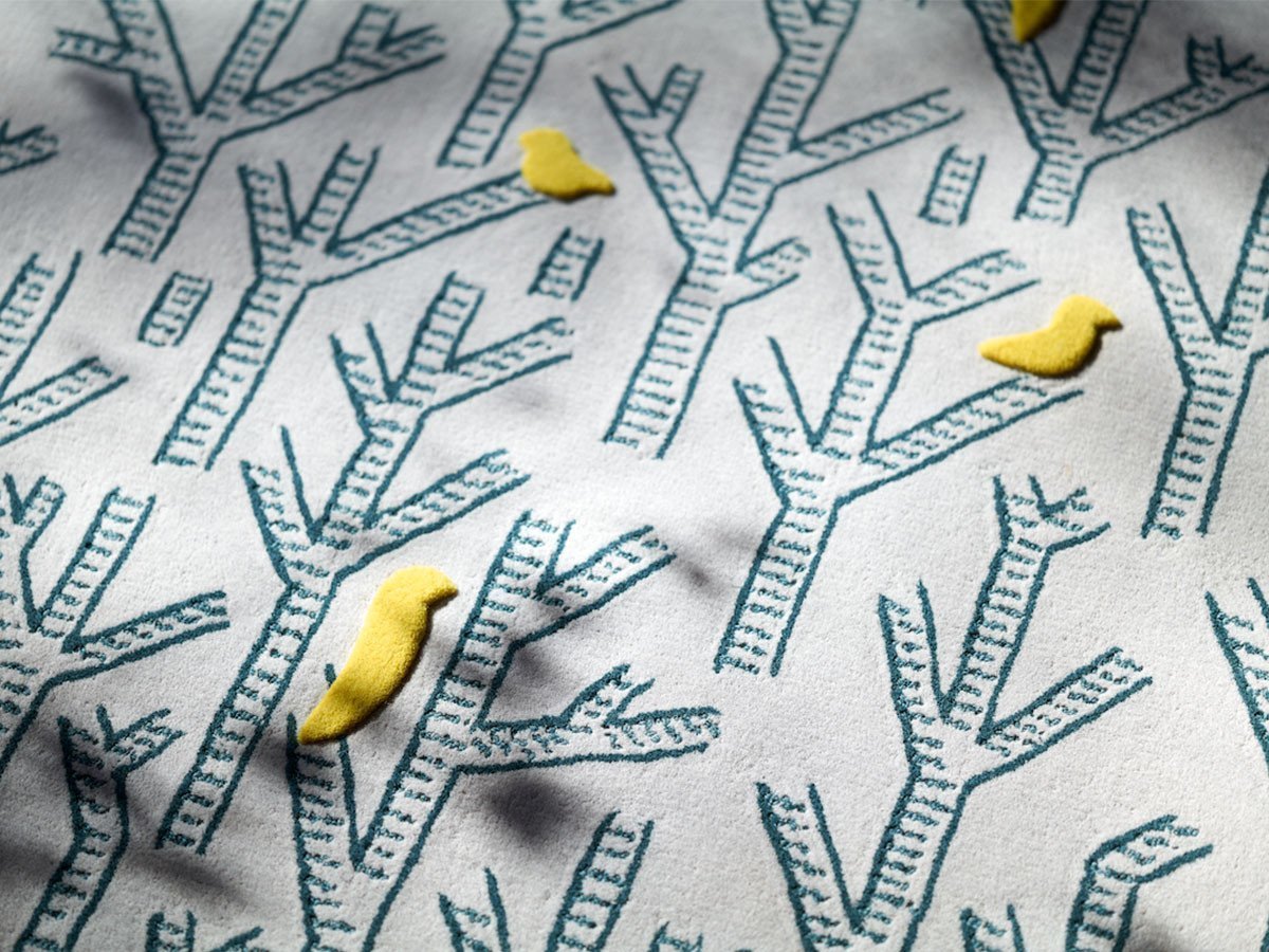 【山形緞通/Yamagata Dantsu / GOODS】のDESIGNERS LINE birds in the forest / デザイナーズライン バーズ・イン・ザ・フォレスト S インテリア・キッズ・メンズ・レディースファッション・服の通販 founy(ファニー) 　ハンド　Hand, Handmade　ループ　Loop, Loop Knit　送料無料　Free Shipping　おすすめ　Recommended / Our Picks　ホーム・キャンプ・アウトドア・お取り寄せ　Home Living / Home & Lifestyle / Camping Gear / Outdoor Camping　家具・インテリア　Home Furniture & Interior. Stylish & Functional Living Spaces　その他 インテリア雑貨、家具　Home Decor & Furniture Extras　参考イメージ|ID: prp329100004946243 ipo3291000000037123460