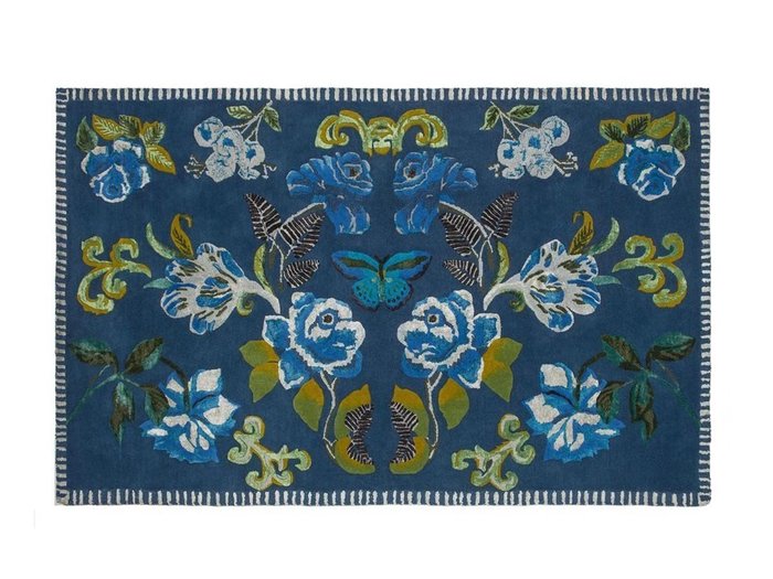 【デザイナーズ ギルド/DESIGNERS GUILD / GOODS】のEleonora Rug / エレオノラ ラグ(コバルト) インテリア・キッズ・メンズ・レディースファッション・服の通販 founy(ファニー) https://founy.com/ ストライプ Stripe, Striped Pattern パターン Pattern, Design Print ホーム・キャンプ・アウトドア・お取り寄せ Home Living / Home & Lifestyle / Camping Gear / Outdoor Camping 家具・インテリア Home Furniture & Interior. Stylish & Functional Living Spaces その他 インテリア雑貨、家具 Home Decor & Furniture Extras |ID: prp329100004946306 ipo3291000000037123998