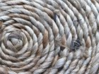 【アデペシュ/a.depeche】のjute rug 2524 circle / ジュートラグ 2524 サークル 天然素材ジュート特有の素材感です。手作業で作られているため、風合いや色味、サイズには個体差があります|ID: prp329100004946364 ipo3291000000037124362