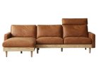 【イージーライフ/Easy Life / GOODS】のFREDA SOFA / フリーダ カウチソファ(レザーテックス) カウチの位置:右カウチ、ヘッドレストの付属:1点付|ID: prp329100004946589 ipo3291000000037266601