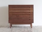 【松井木工/MATSUI MOKKO / GOODS】のThyme CHEST 105 7D / タイム 着物箪笥 105 7D ウッド:ウォールナット|ID: prp329100004946591 ipo3291000000037273822