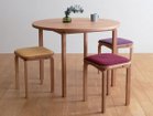 【フライミー ヴェール/FLYMEe vert / GOODS】のCOCCO CIRCLE DINING TABLE / コッコ サークルダイニングテーブル 098 ウッド:チェリー|ID: prp329100004946594 ipo3291000000037275389