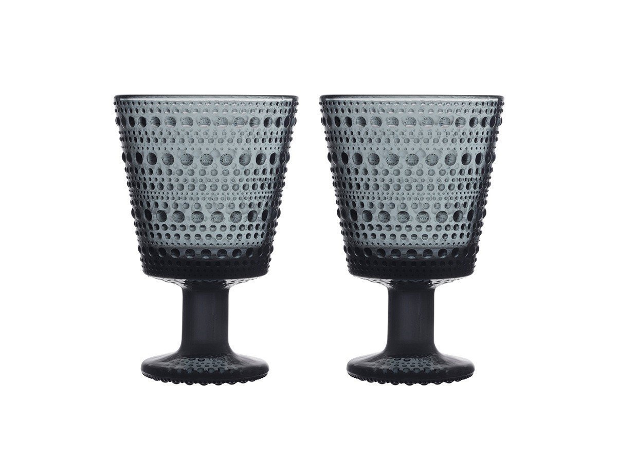 【イッタラ/iittala / GOODS】のKastehelmi Universal Glass / カステヘルミ ユニバーサルグラス ペア インテリア・キッズ・メンズ・レディースファッション・服の通販 founy(ファニー) 　ガラス　Glass, Glassware　グラス　Glass, Eyewear　タンブラー　Tumbler, Travel Mug　テーブル　Table, Dining Table　デザート　Dessert, Sweet Treat　ダークグレー|ID: prp329100004946622 ipo3291000000037126042