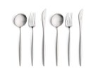 【クチポール/Cutipol / GOODS】のMOON Cutlery Set / ムーン ディナー6本セット(マットシルバー) -|ID: prp329100004946650 ipo3291000000037126172