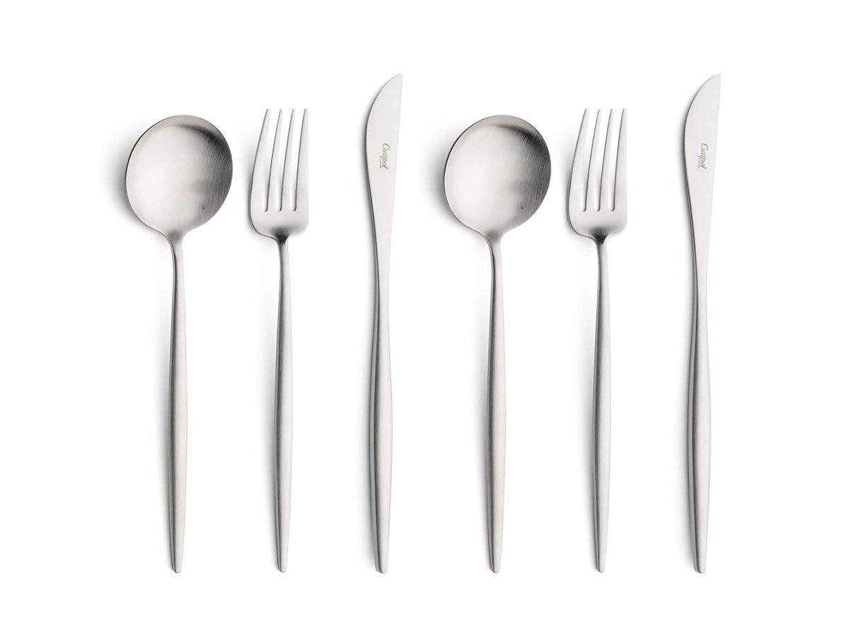 【クチポール/Cutipol / GOODS】のMOON Cutlery Set / ムーン ディナー6本セット(マットシルバー) インテリア・キッズ・メンズ・レディースファッション・服の通販 founy(ファニー) 　送料無料　Free Shipping　シルバー　Silver, Metallic Silver　テーブル　Table, Dining Table　バランス　Balance, Style Balance　モダン　Modern, Contemporary　-|ID: prp329100004946650 ipo3291000000037126172