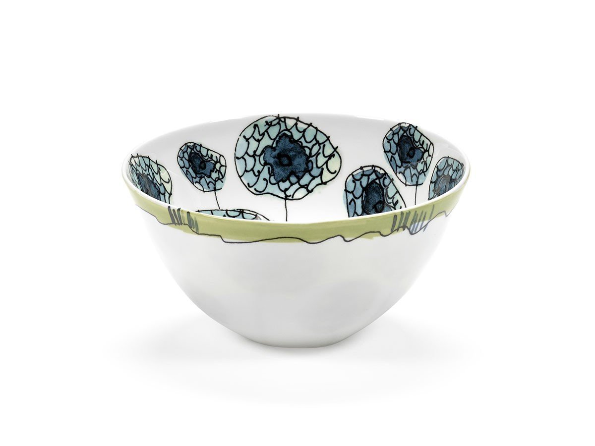 【セラックス/SERAX / GOODS】のMIDNIGHT FLOWERS by MARNI Bowl M Anemone Vaniglia / ミッドナイトフラワーズ バイ マルニ ボウル M アネモネバニラ インテリア・キッズ・メンズ・レディースファッション・服の通販 founy(ファニー) 　送料無料　Free Shipping　イタリア　Italy　イラスト　Illustration　オレンジ　Orange　テーブル　Table, Dining Table　フォルム　Silhouette, Form　ラベンダー　Lavender　手描き　Hand-Drawn, Illustrated　-|ID: prp329100004946663 ipo3291000000037126232