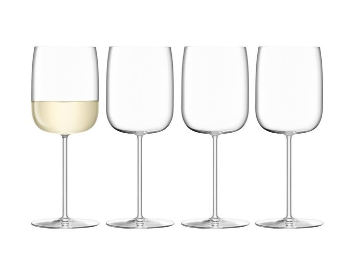 【エルエスエー インターナショナル/LSA international / GOODS】のBOROUGH WINE GLASS SET4 / ボロー ワイングラス 高さ20cm 4脚セット インテリア・キッズ・メンズ・レディースファッション・服の通販 founy(ファウニー) https://founy.com/ 送料無料 Free Shipping ガラス Glass, Glassware クリスタル Crystal, Swarovski グラス Glass, Eyewear テーブル Table, Dining Table トレンド Trend, Trending Now フォルム Silhouette, Form |ID: prp329100004946690 ipo3291000000037126301