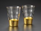 【箔一/HAKUICHI / GOODS】の貫入 一口グラス / 貫入 一口グラス 2個セット ゴールド|ID: prp329100004946719 ipo3291000000037126426