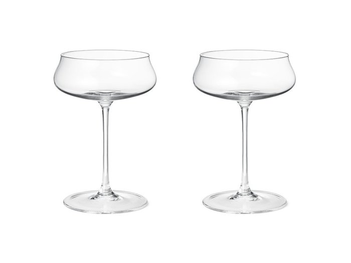 【ジョージ ジェンセン/GEORG JENSEN / GOODS】のSKY COCKTAIL COUPE GLASS 2PIECE SET / スカイ カクテルクープグラス 2ピースセット インテリア・キッズ・メンズ・レディースファッション・服の通販 founy(ファニー) https://founy.com/ オーガニック Organic Cotton コレクション Collection, Seasonal Line シンプル Simple, Minimal テーブル Table, Dining Table フォルム Silhouette, Form フランス France, French エレガント 上品 Elegant |ID: prp329100004946828 ipo3291000000037126863