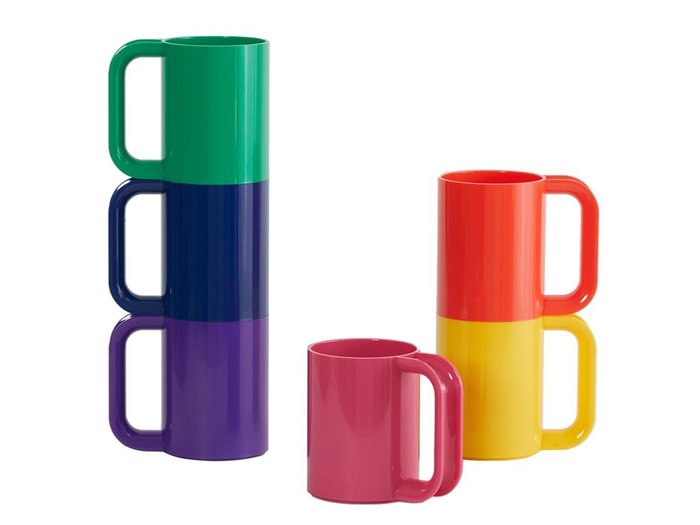 【ヘラー/Heller / GOODS】のMax Dinnerware Maxmugs / マックスディナーウェア マグ 6色セット インテリア・キッズ・メンズ・レディースファッション・服の通販 founy(ファウニー) https://founy.com/ 送料無料 Free Shipping イタリア Italy コレクション Collection, Seasonal Line テーブル Table, Dining Table ニューヨーク New York, NYC Style フォルム Silhouette, Form |ID: prp329100004946844 ipo3291000000037126917