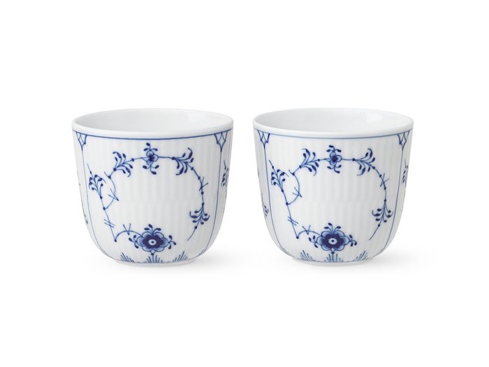 【ロイヤル コペンハーゲン/Royal Copenhagen / GOODS】のBlue Fluted Plain Cup Pair / ブルーフルーテッド プレイン カップ ペア インテリア・キッズ・メンズ・レディースファッション・服の通販 founy(ファニー) https://founy.com/ 送料無料 Free Shipping グラス Glass, Eyewear コレクション Collection, Seasonal Line タンブラー Tumbler, Travel Mug テーブル Table, Dining Table デザート Dessert, Sweet Treat ハンド Hand, Handmade モチーフ Motif, Design Theme |ID: prp329100004946870 ipo3291000000037127003