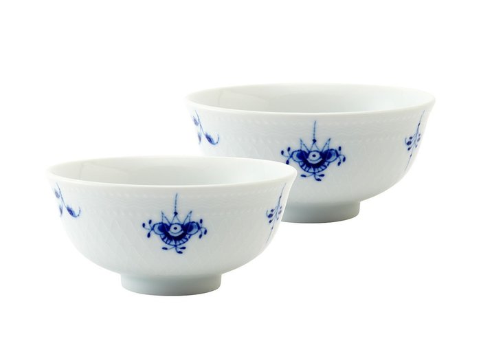 【ロイヤル コペンハーゲン/Royal Copenhagen / GOODS】のBlue Palmette Blossom Rice Bowl Pair / ブルーパルメッテ ブロッサム ライスボウル ペア 11cm インテリア・キッズ・メンズ・レディースファッション・服の通販 founy(ファニー) https://founy.com/ 送料無料 Free Shipping テーブル Table, Dining Table デザート Dessert, Sweet Treat モチーフ Motif, Design Theme 人気 Popular, Best Seller |ID: prp329100004946873 ipo3291000000037127009