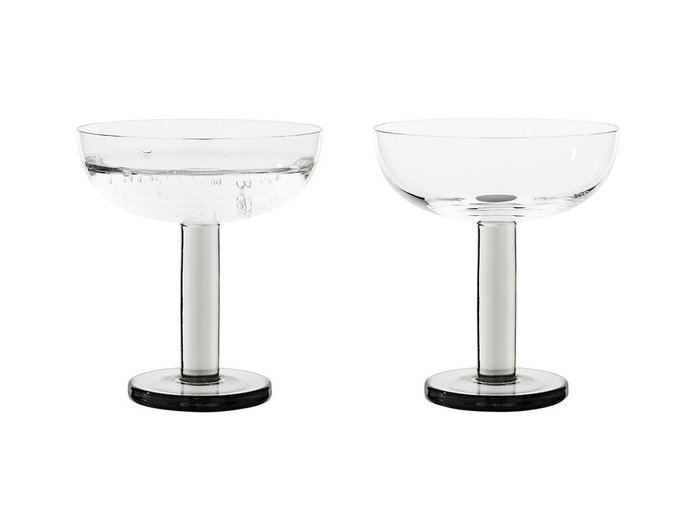 【トム ディクソン/Tom Dixon / GOODS】のPuck Coupe Glass 2P / パック クープグラス 2脚セット インテリア・キッズ・メンズ・レディースファッション・服の通販 founy(ファウニー) https://founy.com/ 送料無料 Free Shipping おすすめ Recommended / Our Picks ガラス Glass, Glassware グラス Glass, Eyewear タンブラー Tumbler, Travel Mug テーブル Table, Dining Table デザート Dessert, Sweet Treat フォルム Silhouette, Form |ID: prp329100004946894 ipo3291000000037127062
