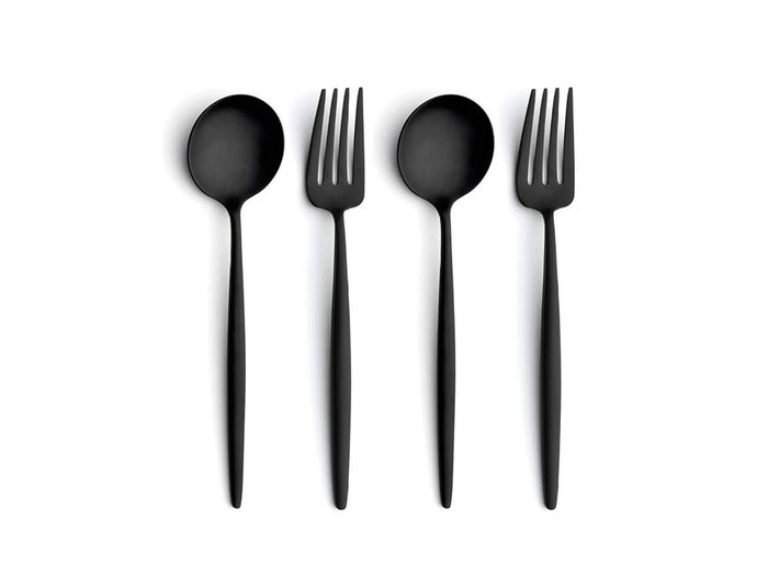 【クチポール/Cutipol / GOODS】のMOON Dessert Cutlery Set / ムーン デザート4本セット(マットブラック) インテリア・キッズ・メンズ・レディースファッション・服の通販 founy(ファニー) https://founy.com/ 送料無料 Free Shipping テーブル Table, Dining Table デザート Dessert, Sweet Treat バランス Balance, Style Balance モダン Modern, Contemporary |ID: prp329100004946904 ipo3291000000037127096