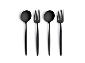 【クチポール/Cutipol / GOODS】のMOON Dessert Cutlery Set / ムーン デザート4本セット(マットブラック) 人気、トレンドファッション・服の通販 founy(ファニー) 送料無料 Free Shipping テーブル Table, Dining Table デザート Dessert, Sweet Treat バランス Balance, Style Balance モダン Modern, Contemporary |ID:prp329100004946904