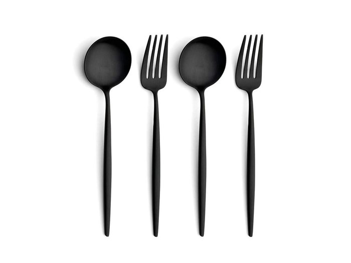 【クチポール/Cutipol / GOODS】のMOON Cutlery Set / ムーン ディナー4本セット(マットブラック) インテリア・キッズ・メンズ・レディースファッション・服の通販 founy(ファニー) https://founy.com/ 送料無料 Free Shipping テーブル Table, Dining Table バランス Balance, Style Balance モダン Modern, Contemporary |ID: prp329100004946907 ipo3291000000037127105