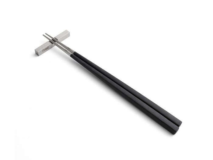 【クチポール/Cutipol / GOODS】のKUBE Chopsticks / キューブ チョップスティック(ブラック × シルバー) インテリア・キッズ・メンズ・レディースファッション・服の通販 founy(ファニー) https://founy.com/ シルバー Silver, Metallic Silver テーブル Table, Dining Table |ID: prp329100004946921 ipo3291000000037127156