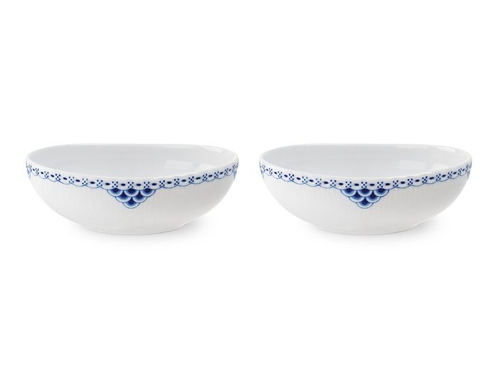 【ロイヤル コペンハーゲン/Royal Copenhagen / GOODS】のPrincess Oval Bowl Pair / プリンセス オーバルボウル ペア 15.5cm インテリア・キッズ・メンズ・レディースファッション・服の通販 founy(ファニー) https://founy.com/ 送料無料 Free Shipping オーバル Oval Design シェイプ Shape, Slim Fit テーブル Table, Dining Table ハンド Hand, Handmade |ID: prp329100004947004 ipo3291000000037127345