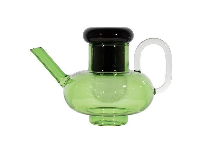 【トム ディクソン/Tom Dixon / GOODS】のBump Tea Pot Green / バンプ ティーポット(グリーン) インテリア・キッズ・メンズ・レディースファッション・服の通販 founy(ファウニー) https://founy.com/ 送料無料 Free Shipping エレガント 上品 Elegant ガラス Glass, Glassware テーブル Table, Dining Table 軽量 Lightweight, Ultra Light |ID: prp329100004947152 ipo3291000000037127788