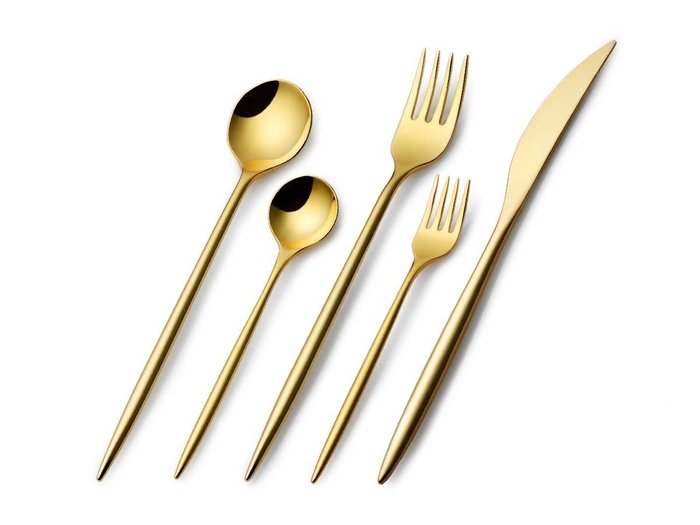 【アズイットイズ/AS IT IS / GOODS】のSUGATA Cutlery Set / スガタ カトラリー 5本セット(ゴールド) インテリア・キッズ・メンズ・レディースファッション・服の通販 founy(ファニー) https://founy.com/ コーティング Coating, Coated Finish シンプル Simple, Minimal テーブル Table, Dining Table 送料無料 Free Shipping |ID: prp329100004947176 ipo3291000000037127855