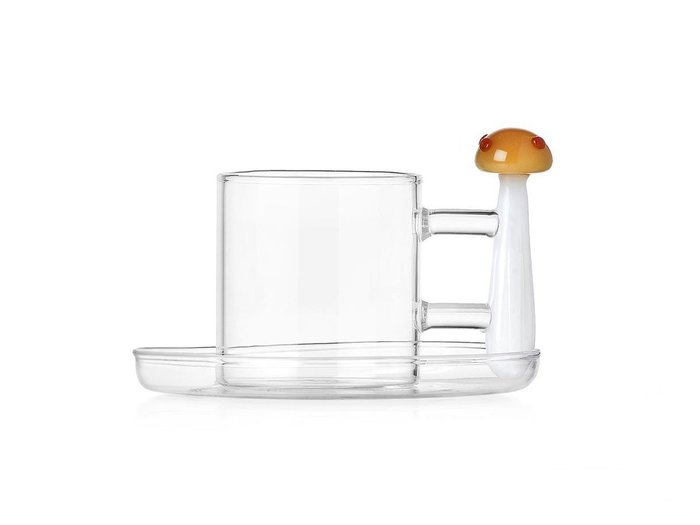 【イッケンドルフ ミラノ/ICHENDORF MILANO / GOODS】のAlice Coffee Cup Amber Mushroom / アリス デミタスカップ & ソーサー アンバーマッシュルーム 100ml インテリア・キッズ・メンズ・レディースファッション・服の通販 founy(ファニー) https://founy.com/ テーブル Table, Dining Table モチーフ Motif, Design Theme |ID: prp329100004947247 ipo3291000000037128056