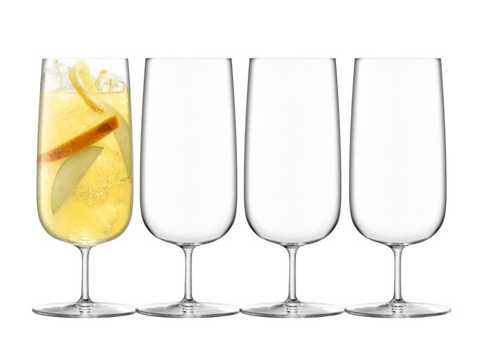 【エルエスエー インターナショナル/LSA international / GOODS】のBOROUGH PILSNER GLASS SET4 / ボロー ピルスナーグラス 4脚セット インテリア・キッズ・メンズ・レディースファッション・服の通販 founy(ファウニー) https://founy.com/ 送料無料 Free Shipping ガラス Glass, Glassware クリスタル Crystal, Swarovski グラス Glass, Eyewear タンブラー Tumbler, Travel Mug テーブル Table, Dining Table トレンド Trend, Trending Now フォルム Silhouette, Form |ID: prp329100004947319 ipo3291000000037128273