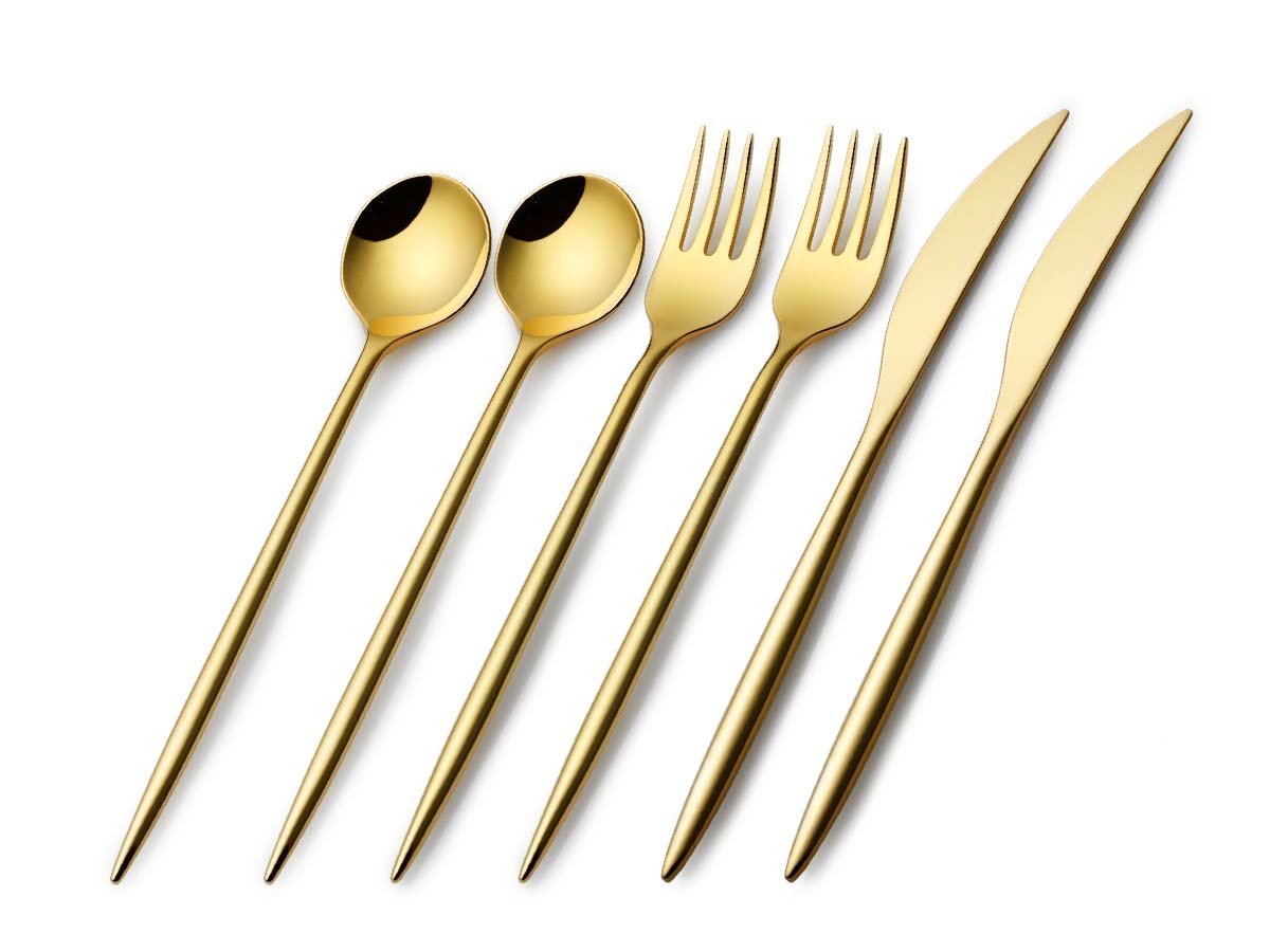 【アズイットイズ/AS IT IS / GOODS】のSUGATA Cutlery Set / スガタ カトラリー 6本セット(ゴールド) 人気、トレンドファッション・服の通販 founy(ファニー) 　コーティング　Coating, Coated Finish　シンプル　Simple, Minimal　テーブル　Table, Dining Table　送料無料　Free Shipping　 other-1|ID: prp329100004947342 ipo3291000000037128381