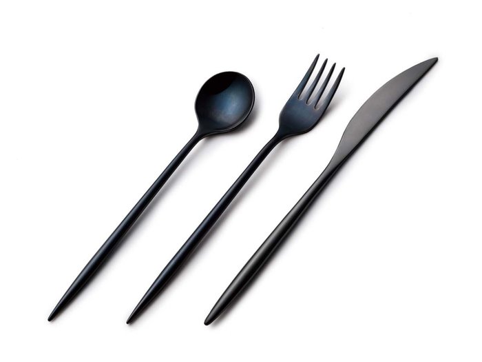 【アズイットイズ/AS IT IS / GOODS】のSUGATA Cutlery Set / スガタ カトラリー 3本セット(ブラック) インテリア・キッズ・メンズ・レディースファッション・服の通販 founy(ファニー) https://founy.com/ コーティング Coating, Coated Finish シンプル Simple, Minimal テーブル Table, Dining Table モダン Modern, Contemporary |ID: prp329100004947343 ipo3291000000037128384