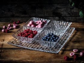 【ナハトマン/Nachtmann / GOODS】のBossa Nova Value Pack Bowl & Plate / ボサノバ バリューパック ボウル4個 + プレート1枚 人気、トレンドファッション・服の通販 founy(ファニー) 送料無料 Free Shipping ガラス Glass, Glassware コレクション Collection, Seasonal Line スクエア Square, Square Shape テーブル Table, Dining Table パターン Pattern, Design Print プレート Plate, Dish モダン Modern, Contemporary |ID:prp329100004947424