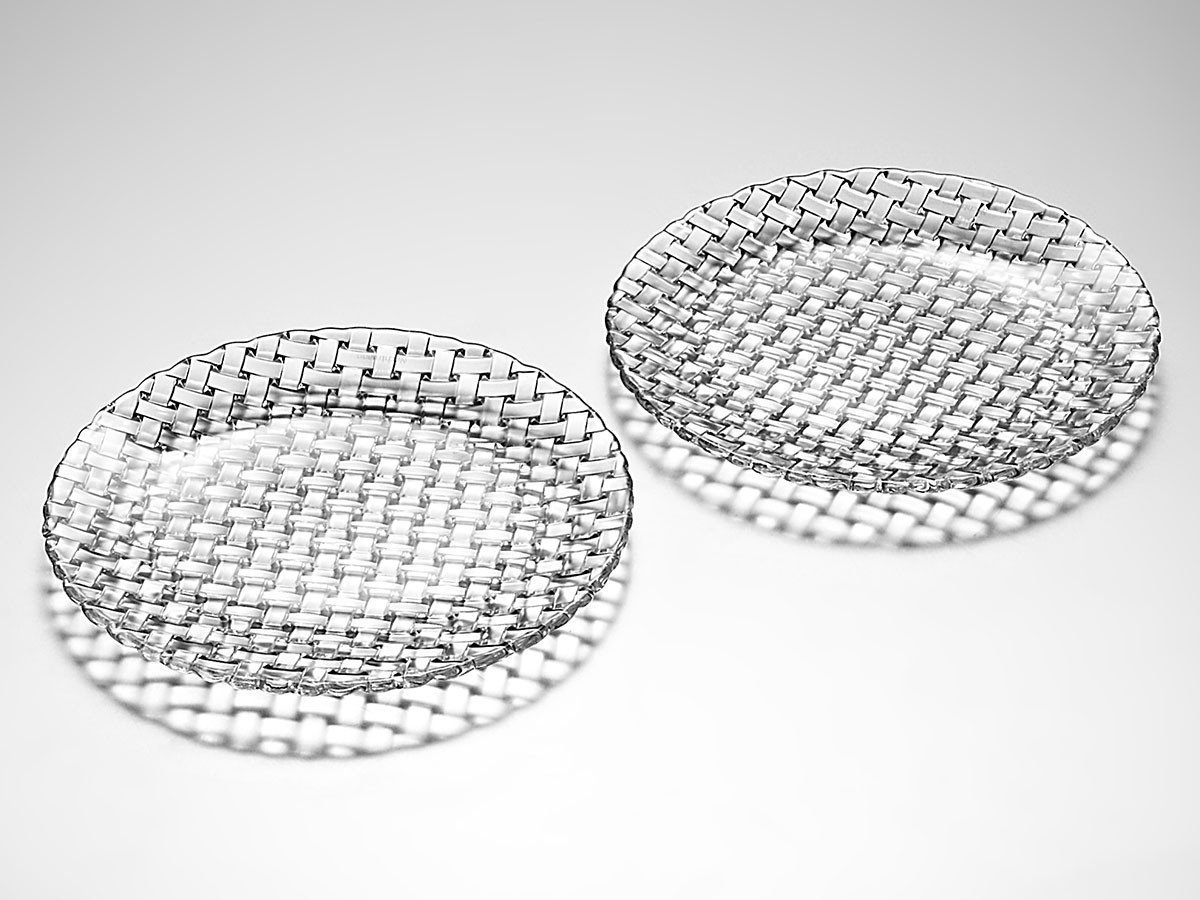 【ナハトマン/Nachtmann / GOODS】のBossa Nova Salad Plate / ボサノバ サラダプレート 23cm 2枚セット 人気、トレンドファッション・服の通販 founy(ファニー) 　ガラス　Glass, Glassware　コレクション　Collection, Seasonal Line　テーブル　Table, Dining Table　パターン　Pattern, Design Print　プレート　Plate, Dish　モダン　Modern, Contemporary　皿　Plate, Dish　 other-1|ID: prp329100004947445 ipo3291000000037128796