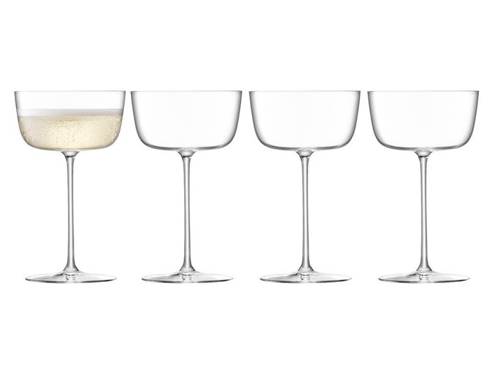 【エルエスエー インターナショナル/LSA international / GOODS】のBOROUGH COCKTAIL SAUCER SET4 / ボロー カクテルソーサー 4脚セット インテリア・キッズ・メンズ・レディースファッション・服の通販 founy(ファウニー) https://founy.com/ 送料無料 Free Shipping ガラス Glass, Glassware クリスタル Crystal, Swarovski グラス Glass, Eyewear テーブル Table, Dining Table トレンド Trend, Trending Now フォルム Silhouette, Form |ID: prp329100004947452 ipo3291000000037128834