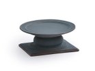 【ミシンポタリークリエーション/MISHIM POTTERY CREATION / GOODS】のStiLL round plate S + stand / スティル ラウンドプレート S + スタンド(藍墨茶) -|ID: prp329100004947459 ipo3291000000037128871