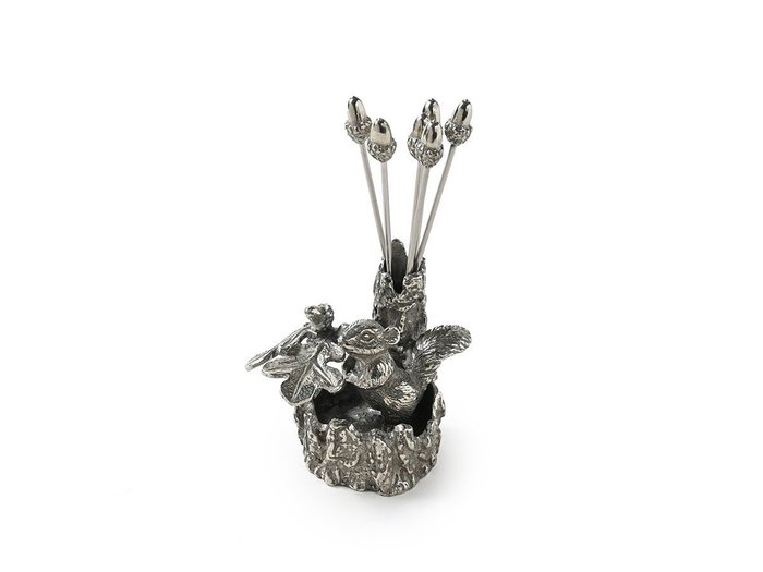 【アトリエ ジュンコ/Atelier Junko / GOODS】のSquirrel & Acon Tree Cocktail Pick Set / リス & エコンツリー ピックセット インテリア・キッズ・メンズ・レディースファッション・服の通販 founy(ファニー) https://founy.com/ スタンド Stand Collar, Upright Stand テーブル Table, Dining Table ハンド Hand, Handmade モチーフ Motif, Design Theme |ID: prp329100004947574 ipo3291000000037129386