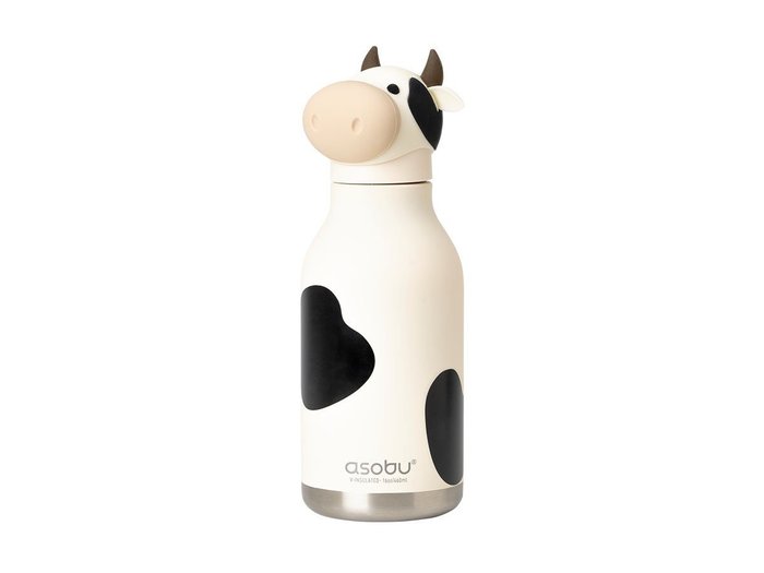 【アソブ/asobu / GOODS】のBESTIE BOTTLE Cow / ベスティ ボトル ウシ インテリア・キッズ・メンズ・レディースファッション・服の通販 founy(ファニー) https://founy.com/ ウォーター Water キャラクター Character, Licensed Characters シリコン Silicone, Silicone Material テーブル Table, Dining Table パウダー Powder, Soft Tone ベスト Vest, Waistcoat モチーフ Motif, Design Theme |ID: prp329100004947633 ipo3291000000037129629