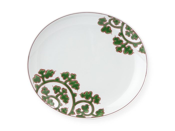 【源右衛門窯/Gen Emon Kiln / GOODS】の緑彩唐草文 楕円皿・大 / 緑彩唐草文 楕円皿・大 インテリア・キッズ・メンズ・レディースファッション・服の通販 founy(ファニー) https://founy.com/ 送料無料 Free Shipping シンプル Simple, Minimal テーブル Table, Dining Table フォルム Silhouette, Form プレート Plate, Dish エレガント 上品 Elegant 皿 Plate, Dish |ID: prp329100004947637 ipo3291000000037129662