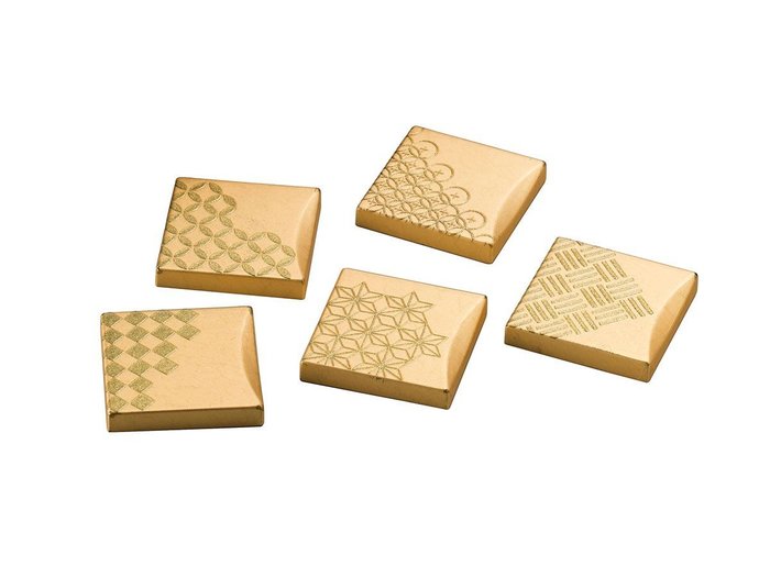 【箔一/HAKUICHI / GOODS】の福招き箸置き / 福招き箸置き 五つ小紋 インテリア・キッズ・メンズ・レディースファッション・服の通販 founy(ファニー) https://founy.com/ テーブル Table, Dining Table |ID: prp329100004947674 ipo3291000000037129810