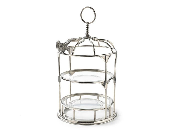 【アトリエ ジュンコ/Atelier Junko / GOODS】のBird Cage Cake Stand / バードケージ 2段ケーキスタンド インテリア・キッズ・メンズ・レディースファッション・服の通販 founy(ファニー) https://founy.com/ 送料無料 Free Shipping スタンド Stand Collar, Upright Stand センター Center, Center Line テーブル Table, Dining Table ハンド Hand, Handmade 皿 Plate, Dish |ID: prp329100004947678 ipo3291000000037129824