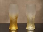 【箔一/HAKUICHI / GOODS】のSTARDUST AKARI BEER GLASS / スターダスト アカリ ビアグラス 左:ゴールド、右:シャンパンゴールド|ID: prp329100004947704 ipo3291000000037129948