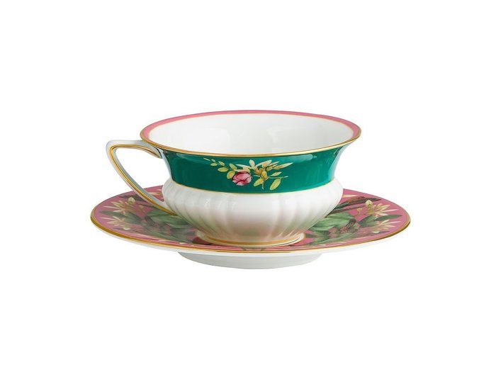 【ウェッジウッド/WEDGWOOD / GOODS】のWONDERLUST PINK LOTUS TEACUP & SAUCER / ワンダーラスト ピンクロータス ティーカップ & ソーサー インテリア・キッズ・メンズ・レディースファッション・服の通販 founy(ファニー) https://founy.com/ 送料無料 Free Shipping コレクション Collection, Seasonal Line テーブル Table, Dining Table モチーフ Motif, Design Theme |ID: prp329100004947711 ipo3291000000037129975