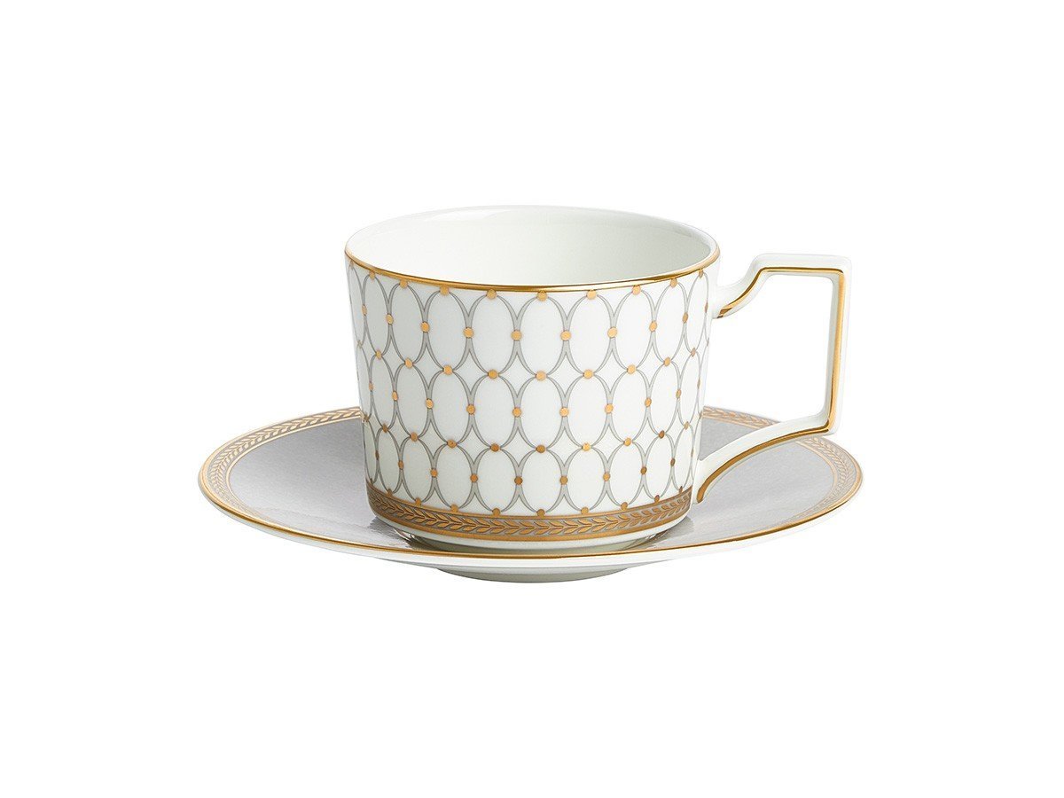 【ウェッジウッド/WEDGWOOD / GOODS】のRENAISSANCE GREY TEACUP & SAUCER / ルネッサンス グレイ ティーカップ & ソーサー インテリア・キッズ・メンズ・レディースファッション・服の通販 founy(ファニー) 　送料無料　Free Shipping　オーバル　Oval Design　クラシカル　Classical, Vintage-Inspired　クラシック　Classic, Timeless Style　テーブル　Table, Dining Table　パターン　Pattern, Design Print　モダン　Modern, Contemporary　-|ID: prp329100004947741 ipo3291000000037130099